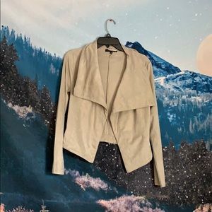 Romeo + Juliet // silky tan cardigan + never worn!